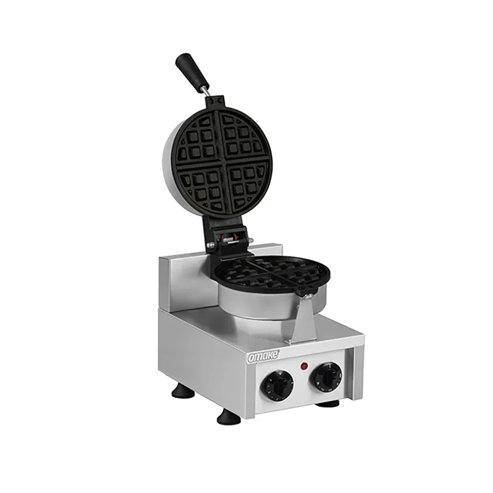 Omake WFL11.E12.0101 Tekli Waffle Makinesi Amerikan Model, Zamanlayıcılı, Elektrikli