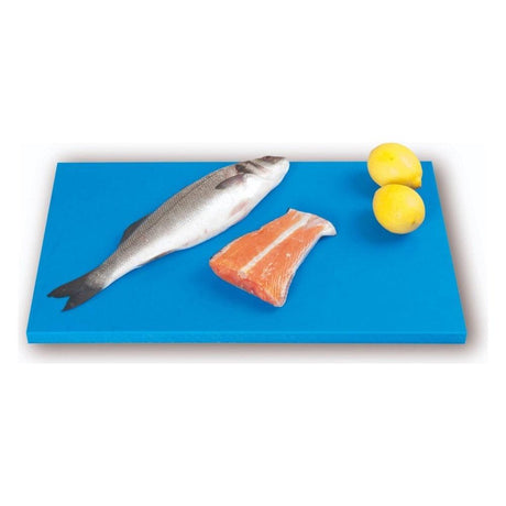 Burç Plastik Polietilen Kesme Tahtası 20x40x1 cm Mavi