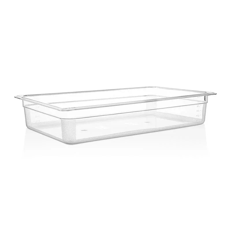 GastroPlast GN 1/1-100 mm Polikarbon Gastronorm Küvet - Mutbaka Endüstriyel Mutfak Ekipmanları