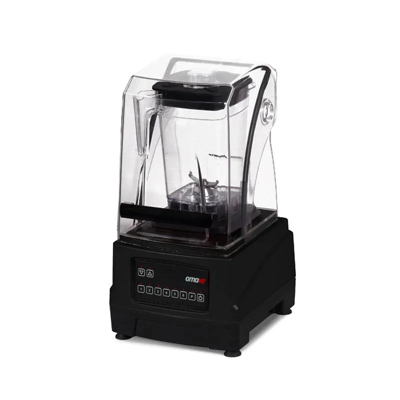 Omake BLE41.E15.0201 Buz Kırıcı Sessiz Dijital Bar Blender, 2 L, 2200 W, Siyah