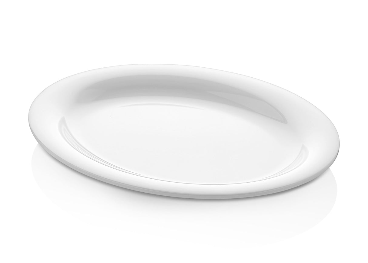 Atlasform 362 Safir Oval Kayık, 34x26 cm, Beyaz