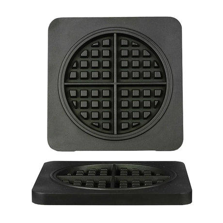 Omake WFL21.KLP.1201 Kare Yuvarlak Waffle Makinesi Kalıbı, Amerikan Model