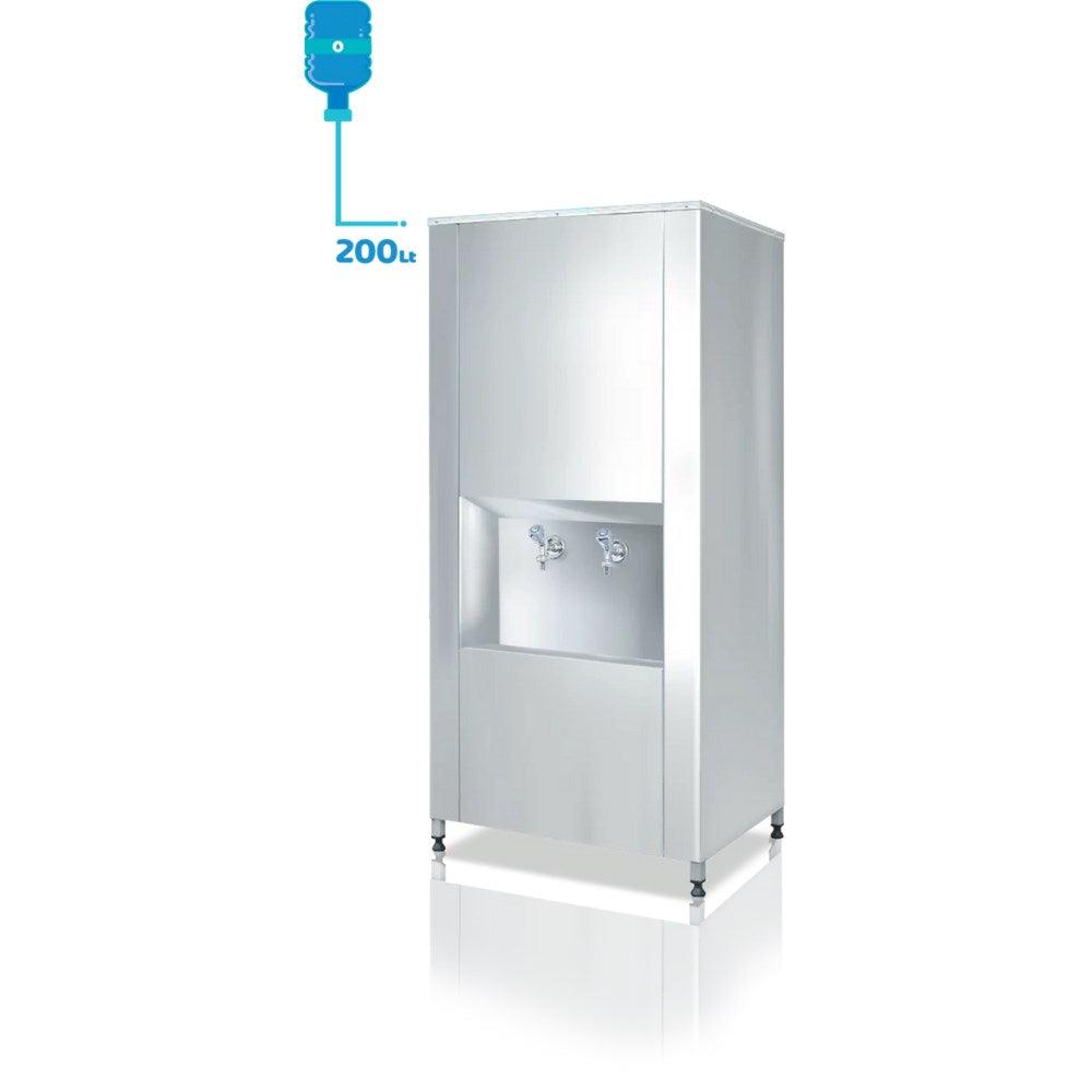Emsaş Soğuk Su Sebili, 200 L, Komple Paslanmaz,2 Musluklu - Mutbaka