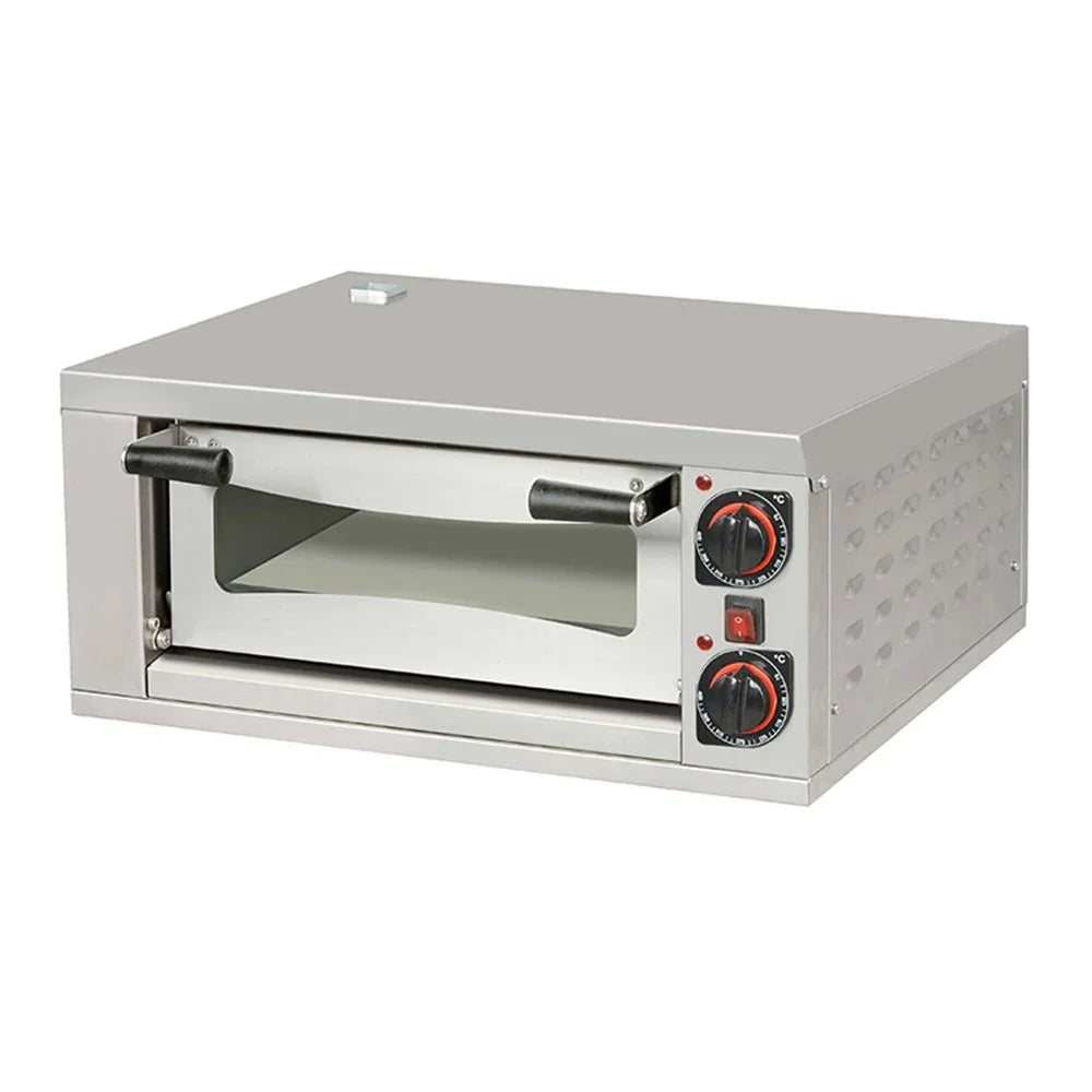 Omake FPZ01.E11.0701 Tek Katlı Pizza Fırını, 35 cm x 4 Pizza Kapasiteli, Elektrikli 