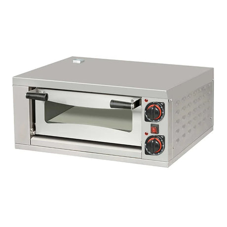 Omake FPZ01.E11.0701 Tek Katlı Pizza Fırını, 35 cm x 4 Pizza Kapasiteli, Elektrikli 