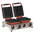 Omake WFL21.E22.0301 Çiftli Kare Waffle Makinesi Brüksel 3x5 Mini Model, Zamanlayıcılı, Elektrikli