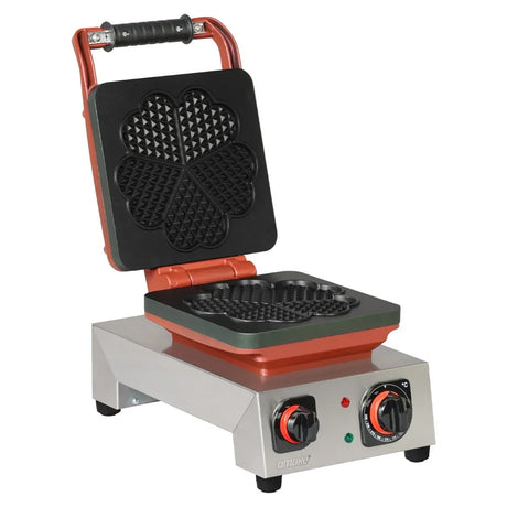 Omake WFL21.E12.1401 Tekli Kare Waffle Makinesi Kalp Q220 Model, Zamanlayıcılı, Elektrikli