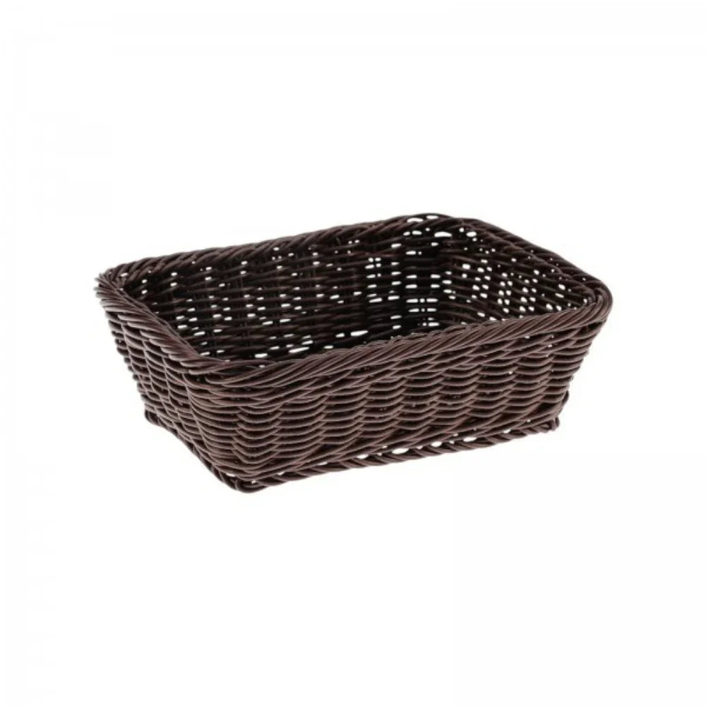 Ün UN 5201K Oval Ekmek Sepeti 24x16x7 cm Kahverengi