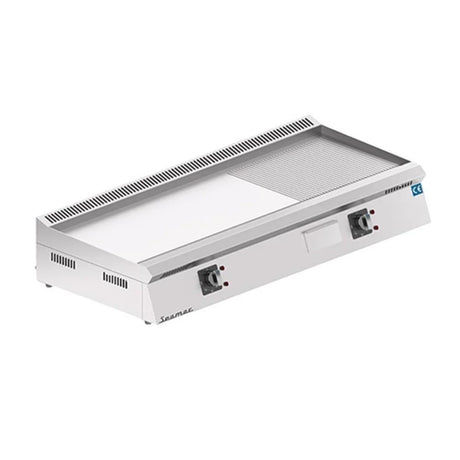 Seamac EPD120 YO Özel Seri Yarı Oluklu Sac Izgara Elektrikli 120 cm - Mutbaka Endüstriyel Mutfak Ekipmanları
