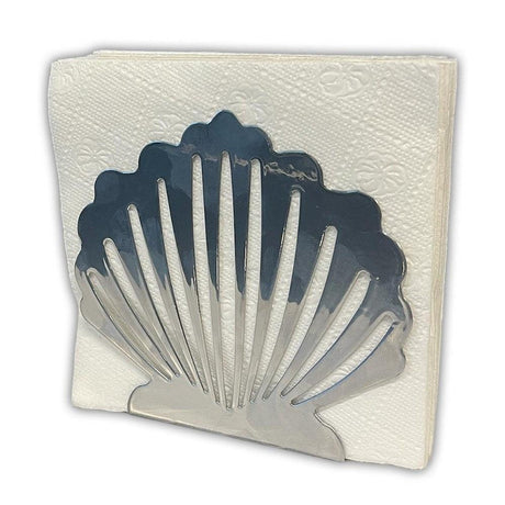 Decorelax İstiridye Temalı Gümüş Metal Peçetelik