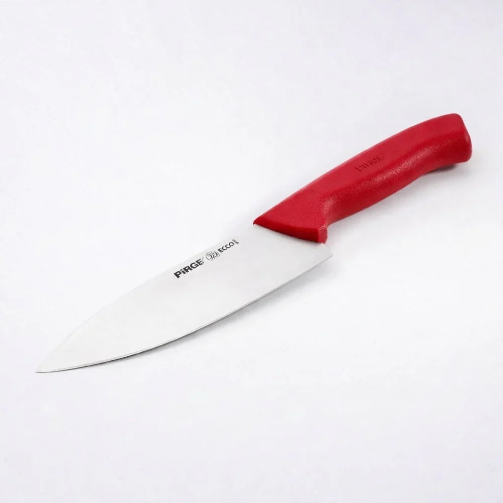 Pirge PRG38161-02 Ecco Şef Bıçağı 21 cm Kırmızı - Mutbaka Endüstriyel Mutfak Ekipmanları