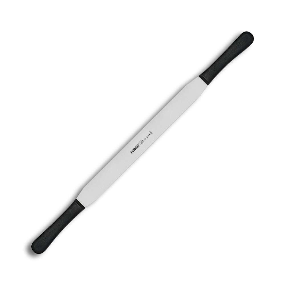 Pirge Creme Pasta Paleti Çift Saplı 30 cm Siyah - Mutbaka