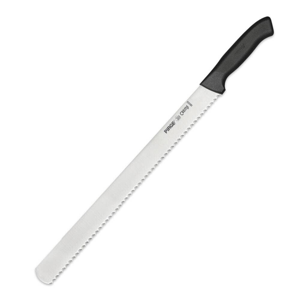 Pirge Creme Dilimleme Bıçağı 35 cm Siyah - Mutbaka