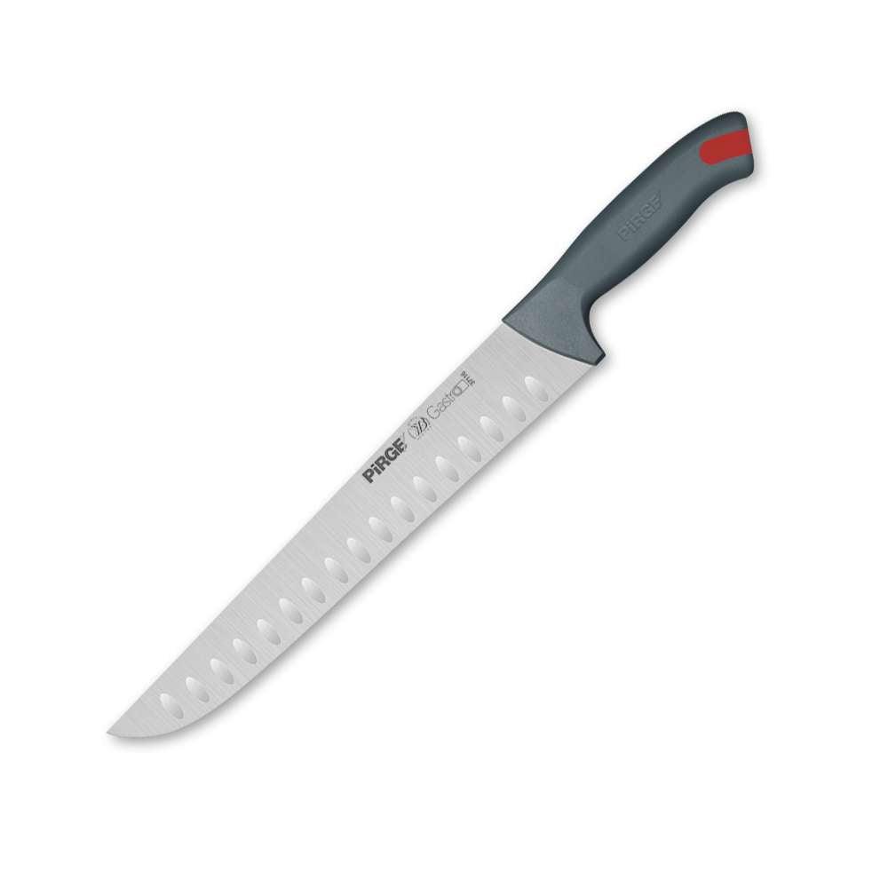 Pirge Gastro Kasap Bıçağı No: 6 Oluklu 30 cm Gri - Mutbaka