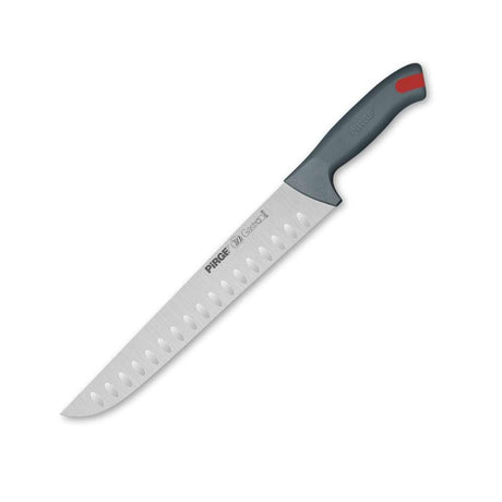 Pirge Gastro Kasap Bıçağı No: 6 Oluklu 30 cm Gri - Mutbaka