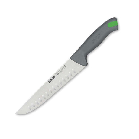 Pirge Gastro Kasap Bıçağı No: 4 Oluklu 21 cm Gri - Mutbaka