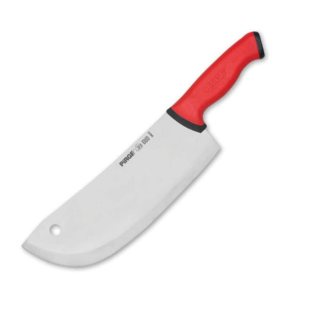 Pirge Duo Kuzu Satırı 23 cm Kırmızı - Mutbaka