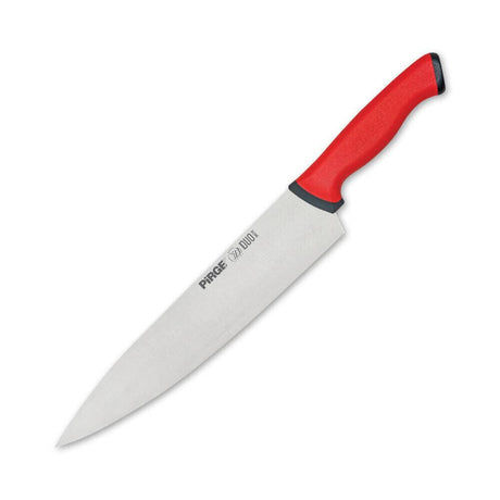 Pirge Duo Şef Bıçağı 25 cm Kırmızı - Mutbaka