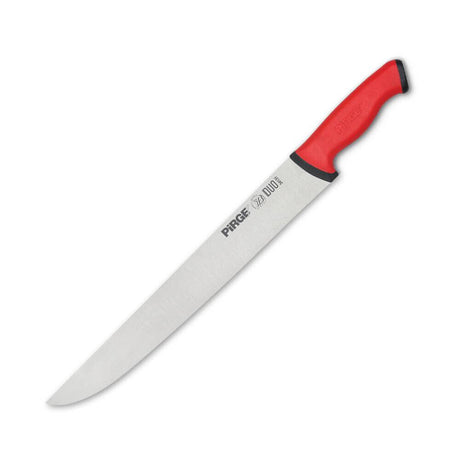 Pirge Duo Şarküteri Bıçağı Sivri 35 cm Kırmızı - Mutbaka