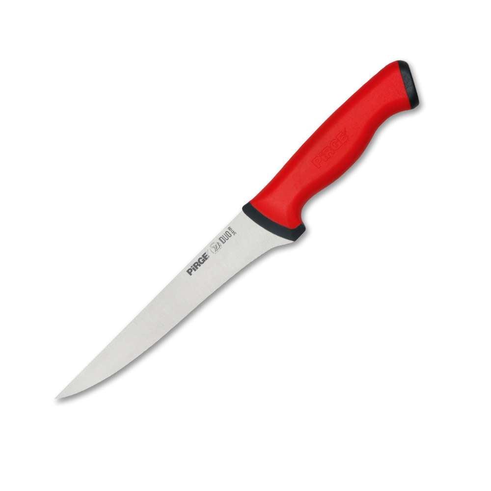 Pirge Duo Sıyırma Bıçağı 16,5 cm Kırmızı - Mutbaka