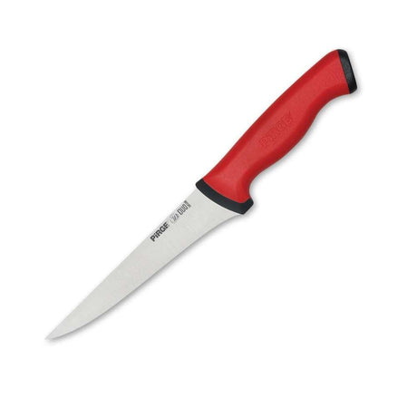 Pirge Duo Sıyırma Bıçağı 14,5 cm Kırmızı - Mutbaka