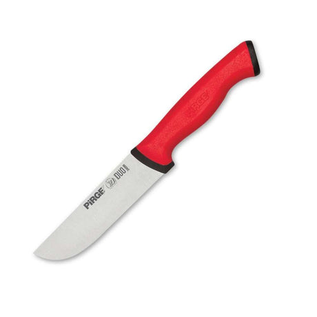 Pirge Duo Küt Yüzme Bıçağı 12,5 cm Kırmızı - Mutbaka