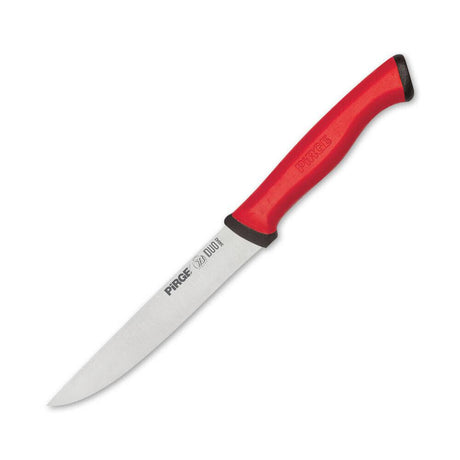 Pirge Duo Sebze Bıçağı 12 cm Kırmızı - Mutbaka