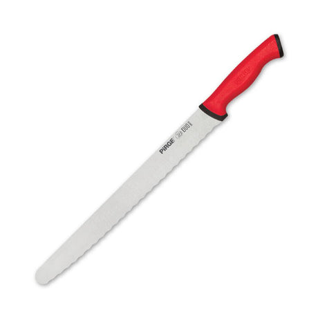 Pirge Duo Ekmek Bıçağı Pro 30 cm Kırmızı - Mutbaka