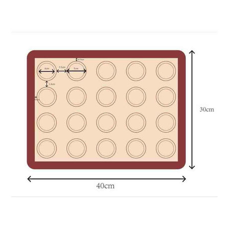 Epinox Silikon Makaron Mat 40x30 cm - Mutbaka
