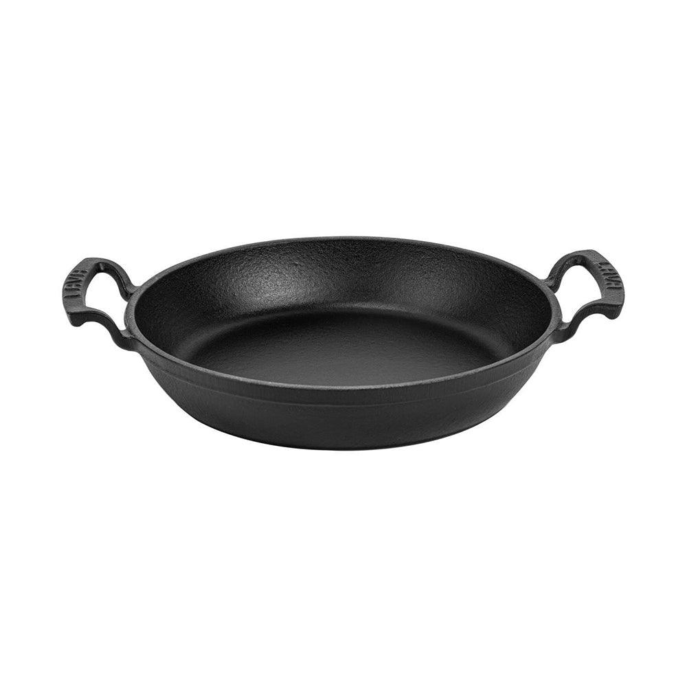 Lava Çift Kulplu Sahan 24 cm Mat Siyah - Mutbaka