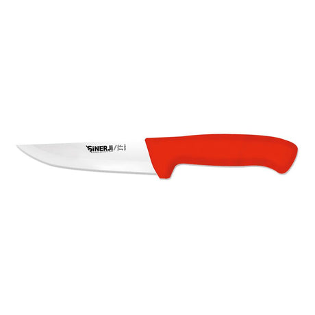 Sinerji Silver Kasap Bıçağı No: 1 14 cm Kırmızı - Mutbaka