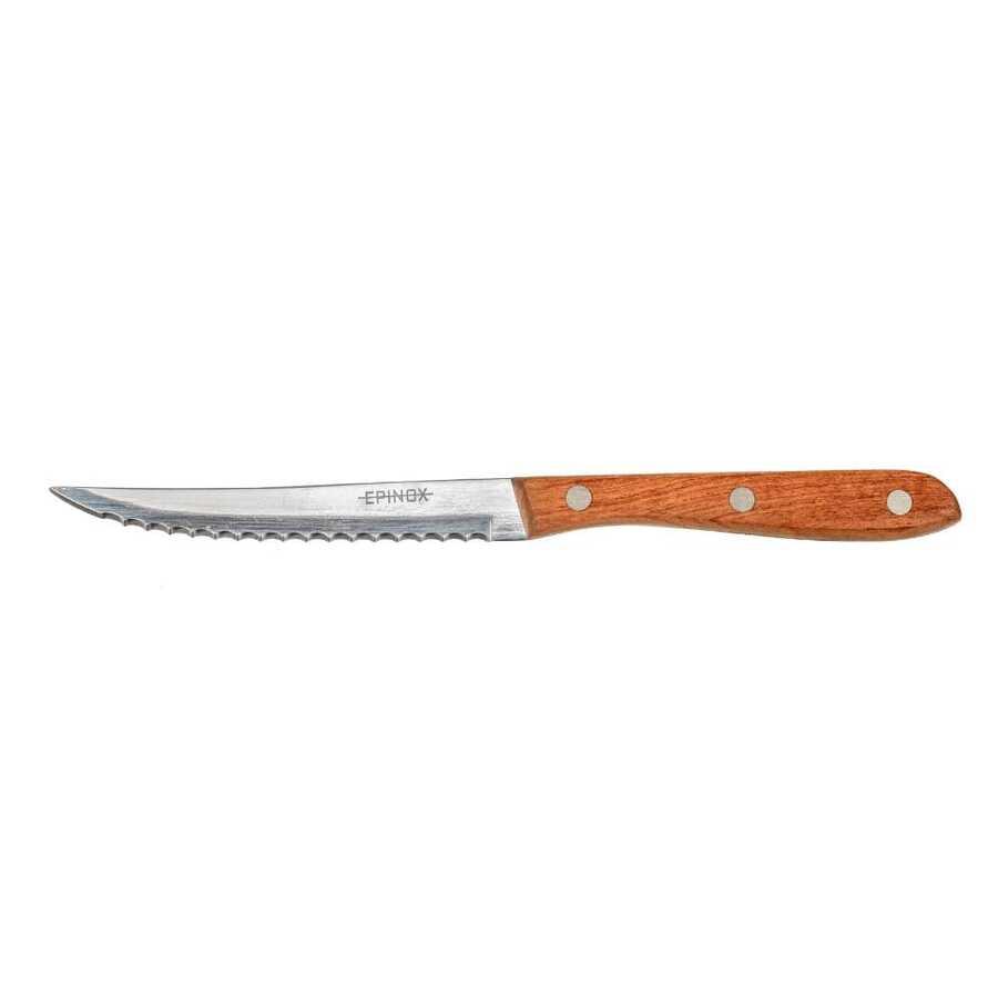 Epinox Steak Bıçağı Ahşap Saplı - Mutbaka