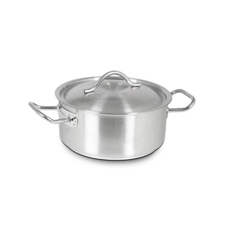 Kapp Orta Sığ (Kapaklı) Tencere 30x12 cm 8,5 L - Mutbaka