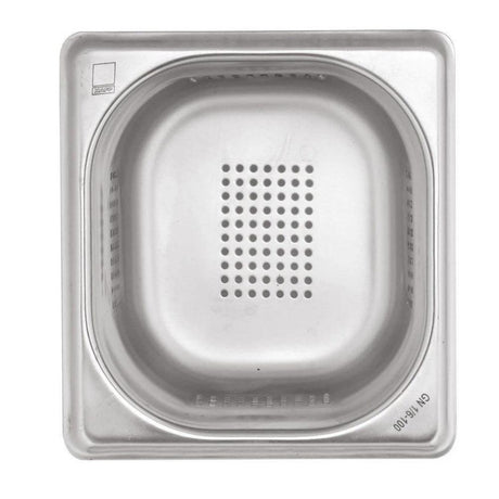 Kapp Süzgeçli Gastronom Küvet 1/6 65 mm - Mutbaka