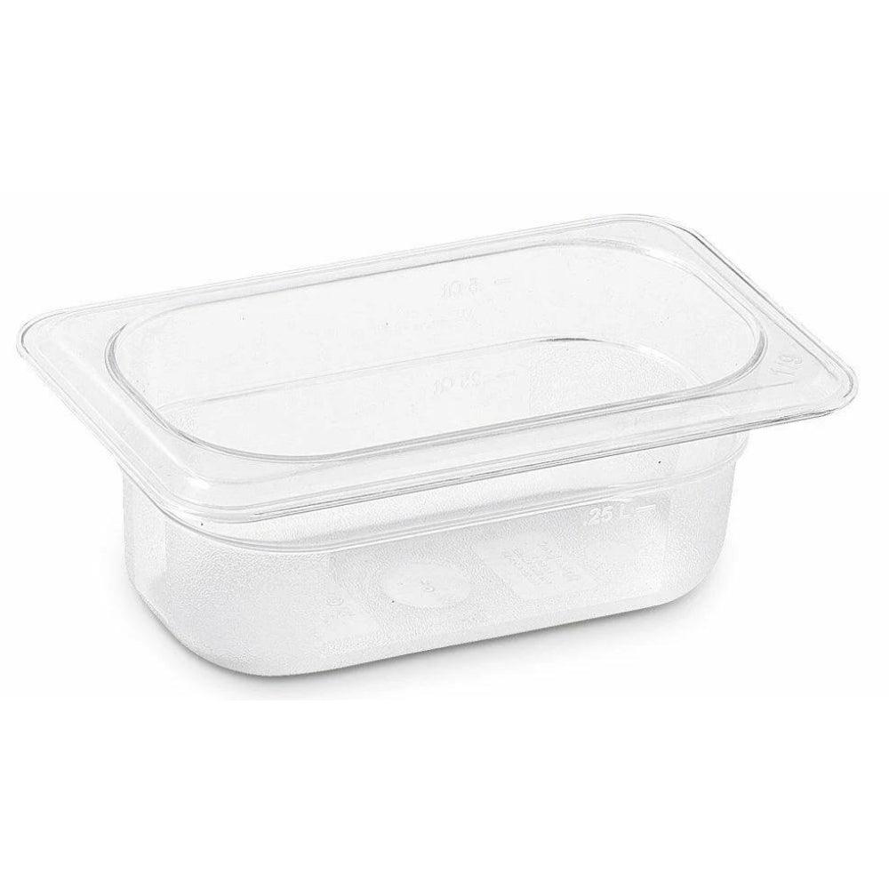 Kapp Polikarbon Şeffaf Gastronom Küvet 1/9 65 mm - Mutbaka