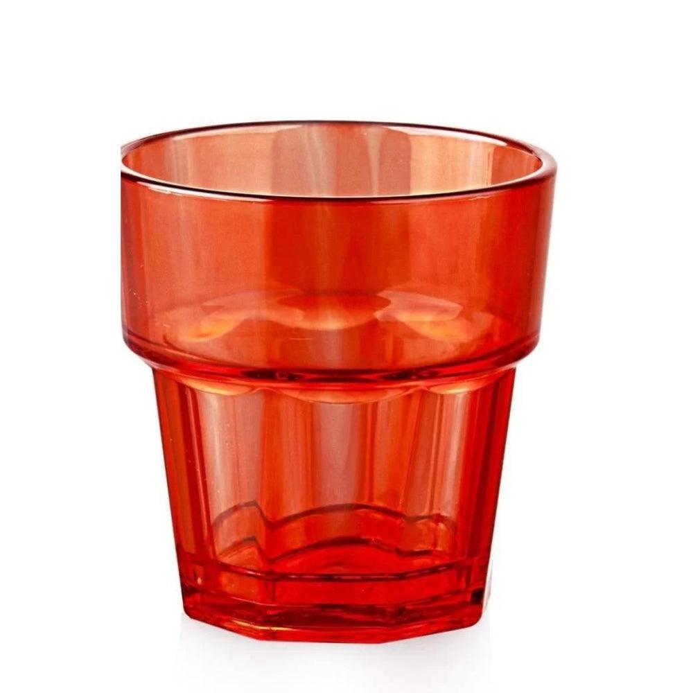Kapp Polikarbonat Bardak 250 ml Kırmızı - Mutbaka