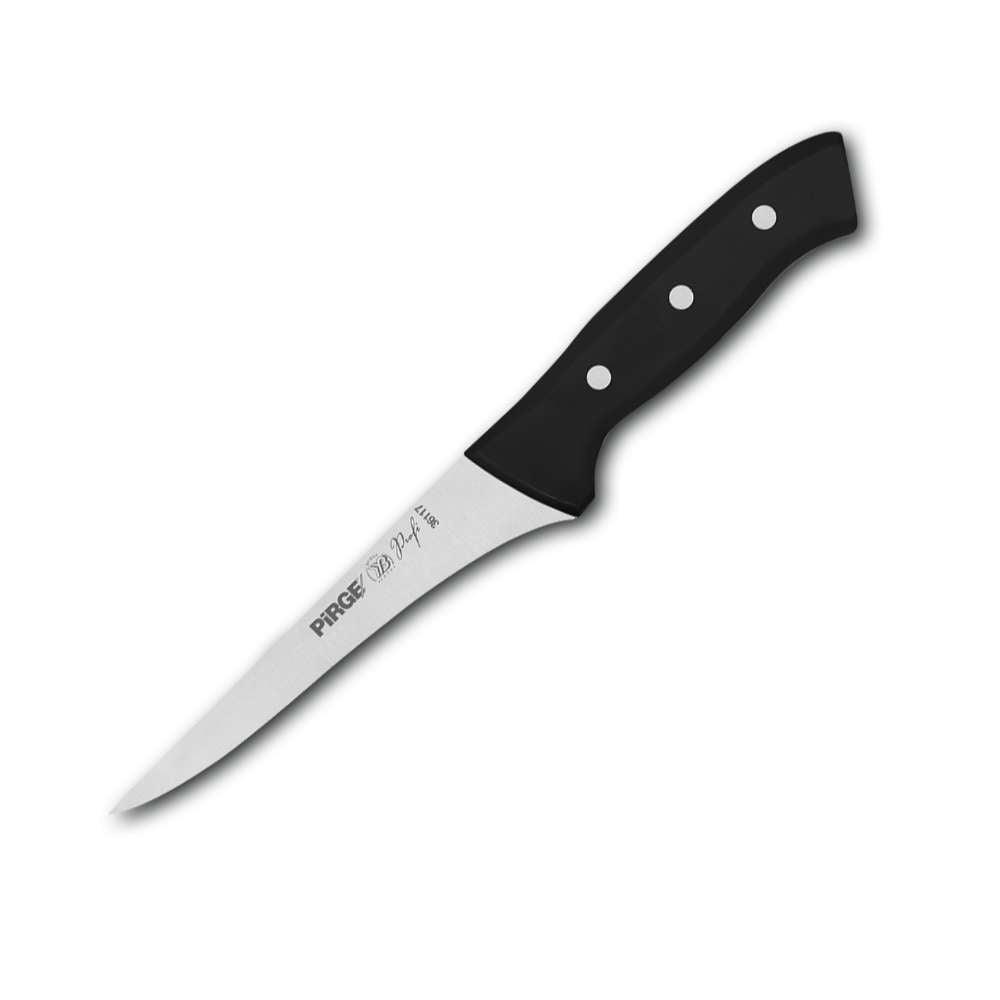 Pirge Profi Sıyırma Bıçağı 12,5 cm Siyah - Mutbaka