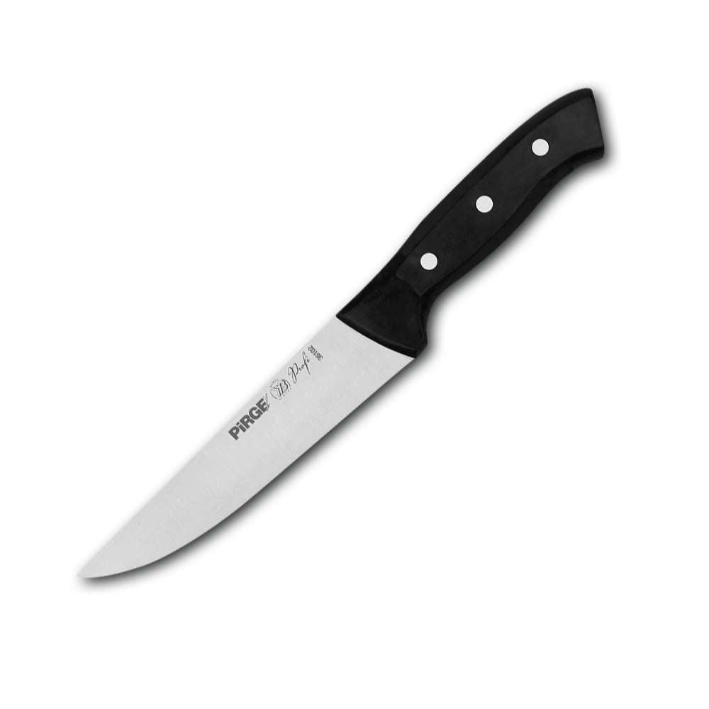 Pirge Profi Kasap Bıçağı No: 2 16,5 cm Siyah - Mutbaka
