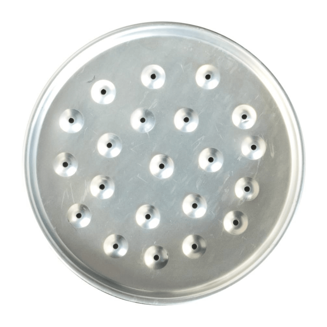 Almetal Alüminyum Standart Delikli Pizza Tava 22 cm - Mutbaka