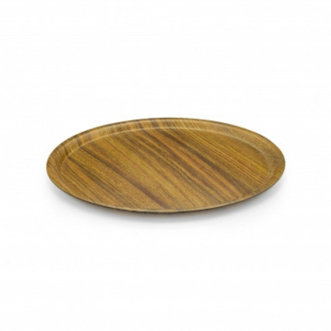 Tria TFY 38 BM Triaform Kraft Yuvarlak Sade Mat Tepsi 38 cm Meşe