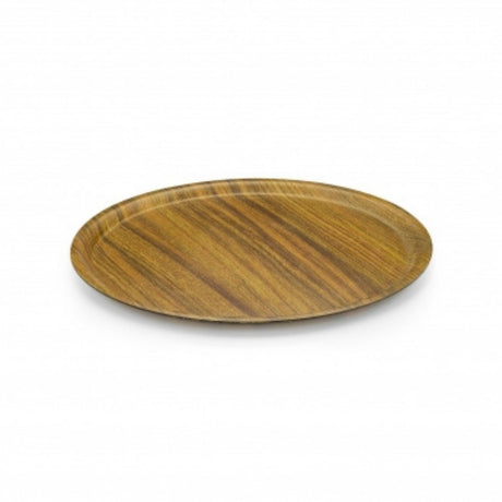 Tria TFY 38 BM Triaform Kraft Yuvarlak Sade Mat Tepsi 38 cm Meşe