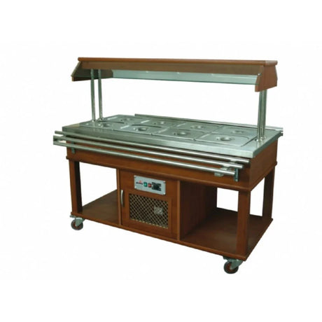 Atalay ASSB-04 Saladbar 4 Küvet Kapasiteli 0,25 Kw