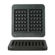 Omake WFL21.KLP.0201 Kare Yuvarlak Waffle Makinesi Kalıbı, Brüksel 4x6 Model