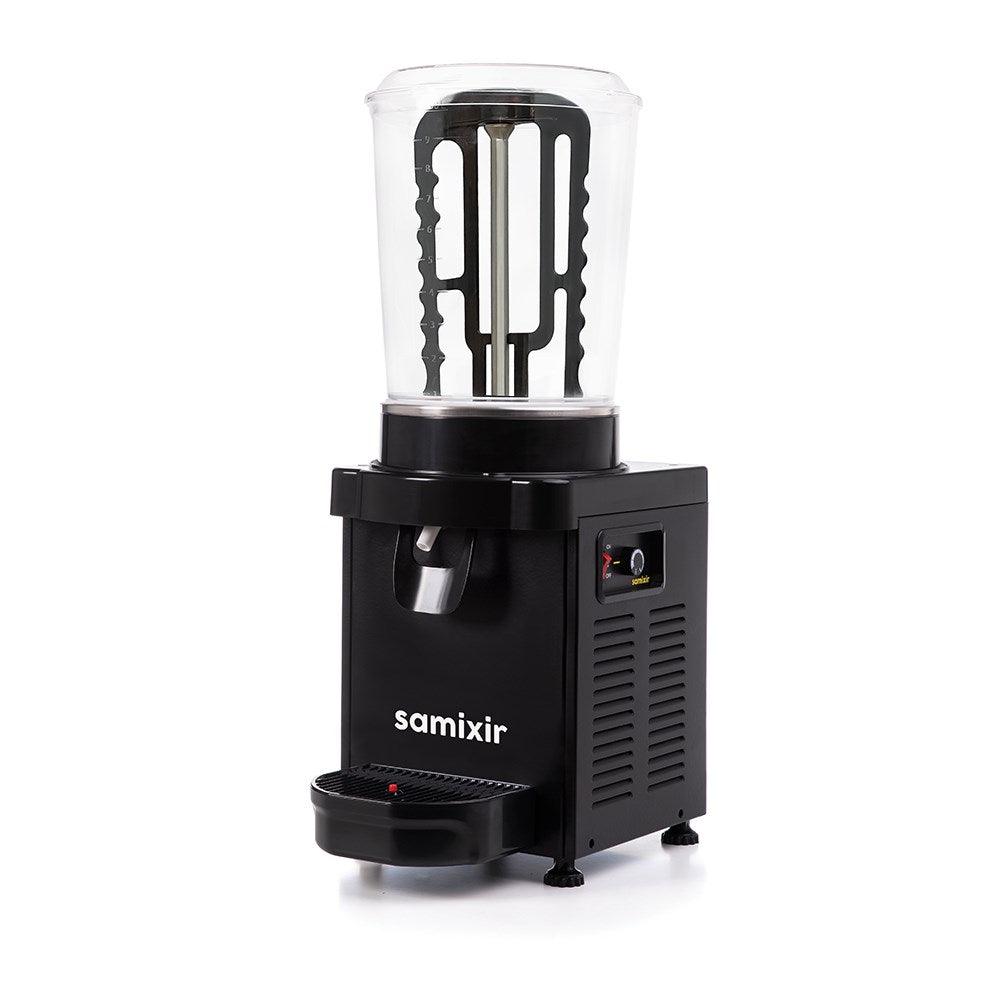 Samixir Panoramik Karıştırıcılı Soğuk İçecek Dispanseri Analog 10 L Siyah - Mutbaka