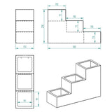 Decorelax 3 KATLI 3 BÖLMELİ ŞURUP MODEL 2 - SOS STANDI (CAFE, BAR VE RESTAURANT) - Mutbaka
