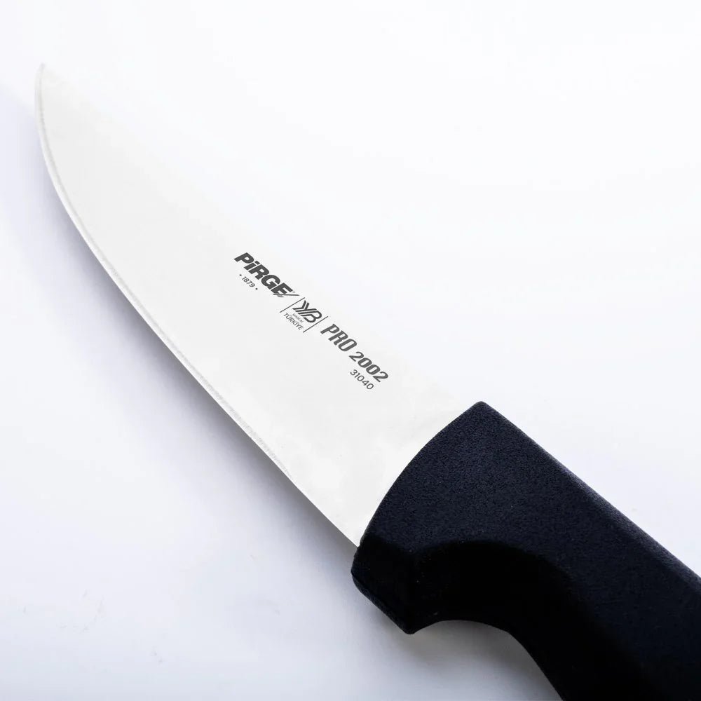 Pirge PRG31040-01 Pro 2002 Kasap Bıçağı No: 0 12,5 cm Siyah