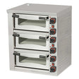 Omake FPZ01.E31.0603 Üç Katlı Pizza Fırını, 30 cm x 12 Pizza Kapasiteli, Elektrikli 