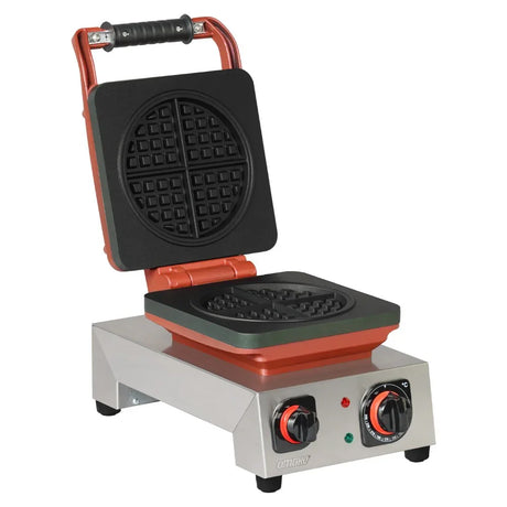 Omake WFL21.E12.1201 Tekli Kare Waffle Makinesi Amerikan Model, Zamanlayıcılı, Elektrikli