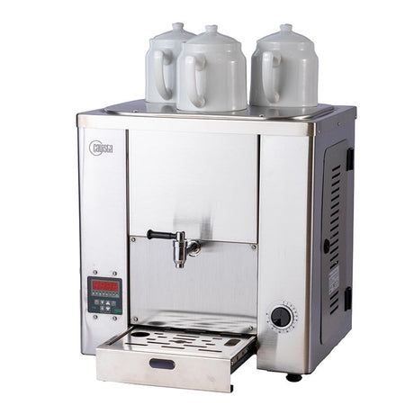 Çayista QQSE3I QerQüQ Çay Makinesi, 3 Demlik Kapasiteli, 23 L, Elektrikli, Inox