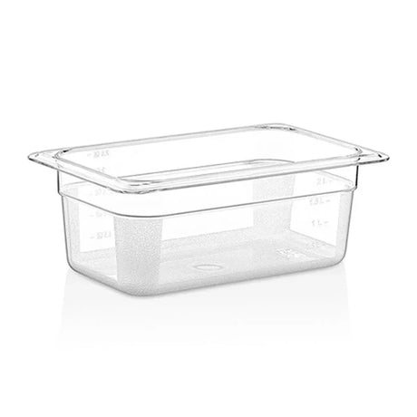 GastroPlast GN 1/4-100 mm Polikarbon Gastronorm Küvet - Mutbaka Endüstriyel Mutfak Ekipmanları